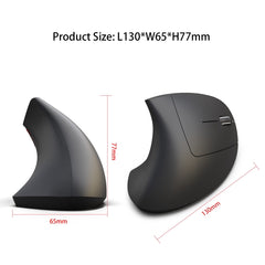 HXSJ T29 Bluetooth 3.0 Wireless Bluetooth 6-Keys 2400 DPI Adjustable Ergonomics Optical Vertical Mouse, 6 Buttons T29 Grey, 6 Buttons T29 Black