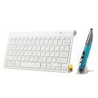 KM-909 Keyboard + Pen Mouse (White) / White