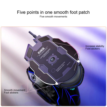 YINDIAO K002 USB Wired Mechanical Feel RGB Backlight Keyboard + Optical Silent Mouse Set, RGB Backlight / Silent / Black, RGB Backlight / White