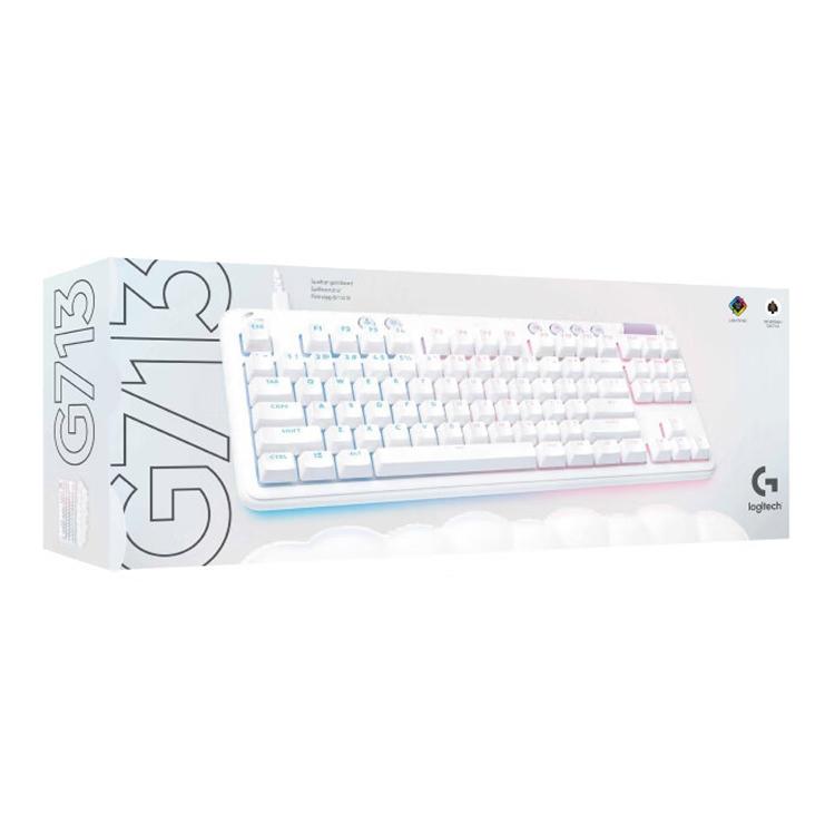 Logitech Aurora G713 RGB Wired Game E-sports 87-key Mechanical Keyboard with Palm Support, Red Shaft