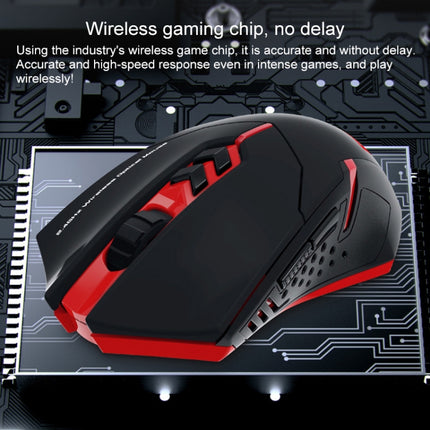 ET X-08 7-keys 2400DPI 2.4G Wireless Mute Gaming Mouse with USB Receiver & Colorful Backlight