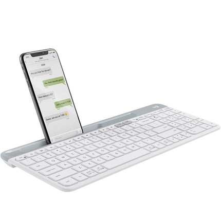 Logitech K580 Dual Modes Thin and Light Multi-device Wireless Keyboard with Phone Holder