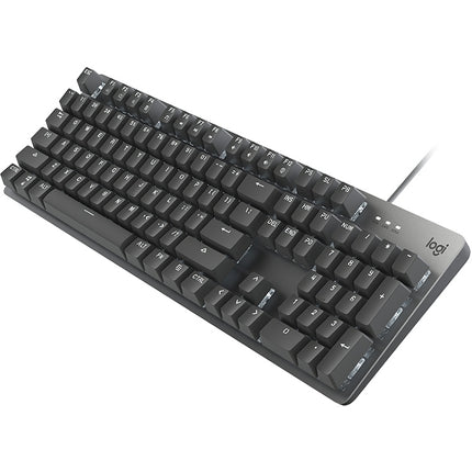 Logitech K845 CHERRY Blue Axis Backlit Mechanical Wired Keyboard, Cable Length: 1.8m, CHERRY Blue Axis