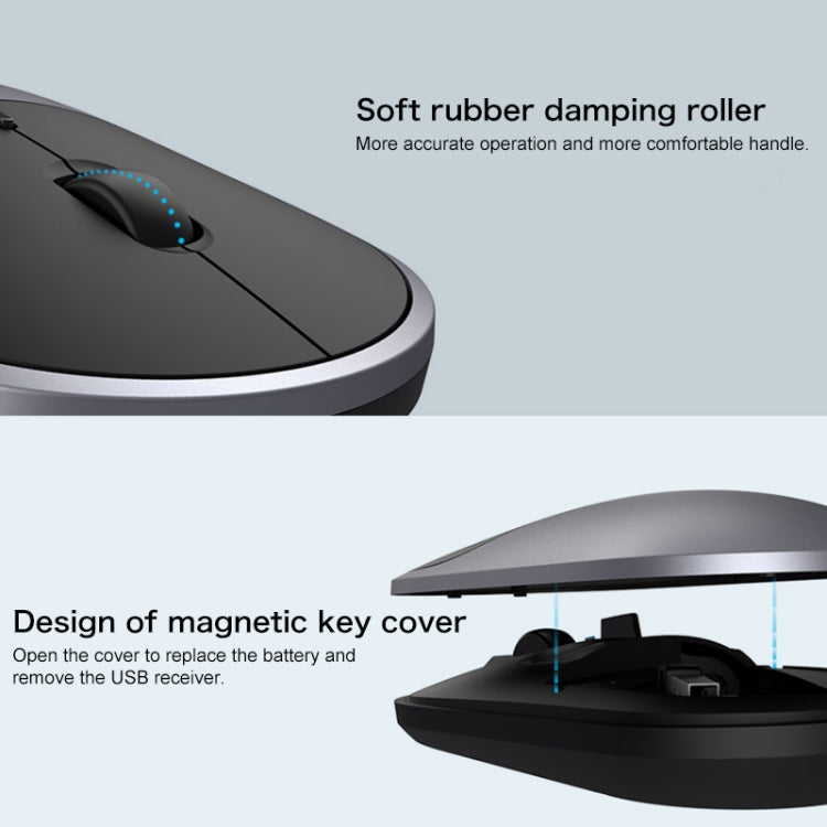 Original Xiaomi Portable Mouse 2 Optical Wireless Bluetooth 4.2 RF 2.4GHz 4000DPI Adjustable Dual Mode Mouse