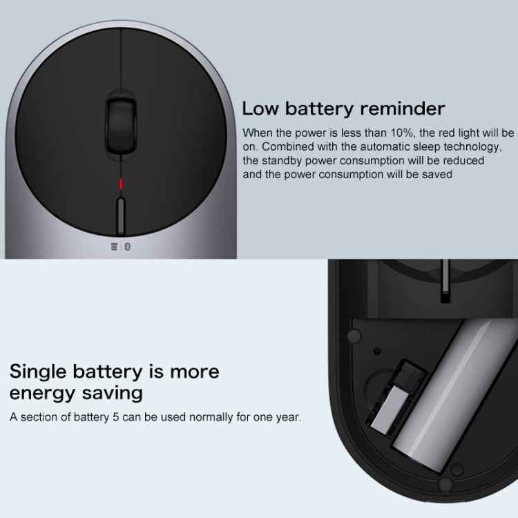 Original Xiaomi Portable Mouse 2 Optical Wireless Bluetooth 4.2 RF 2.4GHz 4000DPI Adjustable Dual Mode Mouse