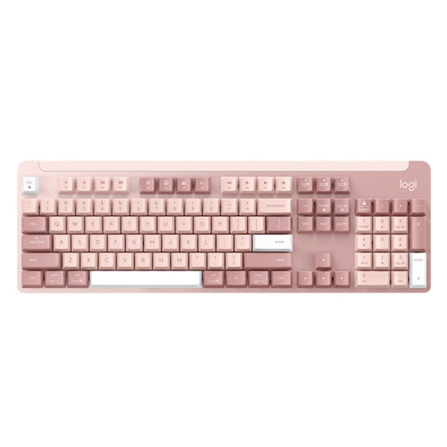 Logitech K865 104 Keys Wireless Bluetooth Mechanical Keyboard, Red Shaft, K865