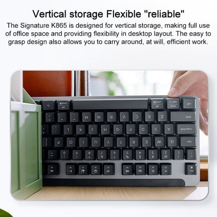 Logitech K865 104 Keys Wireless Bluetooth Mechanical Keyboard, Red Shaft, K865