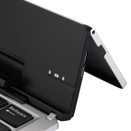 F18 Ultra-slim Rechargeable Foldable 58 Keys Bluetooth Wireless Keyboard with Holder