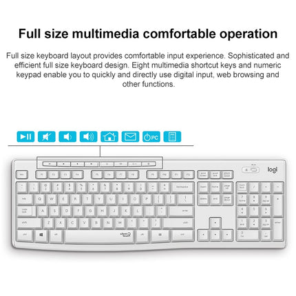 Logitech MK295 USB Wireless Silence Keyboard Mouse Set
