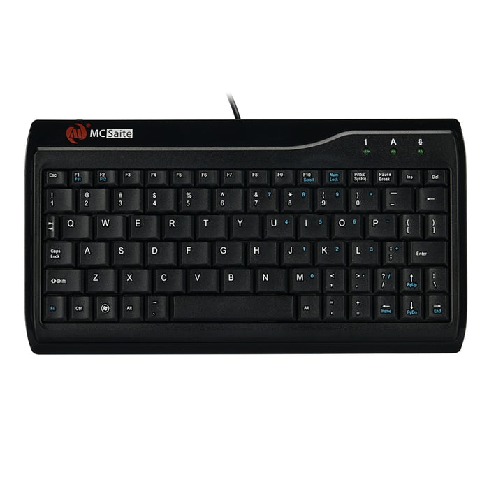MC Saite MC-8017 Wired 78 Keys Mini Multimedia Computer Keyboard, MC-8017