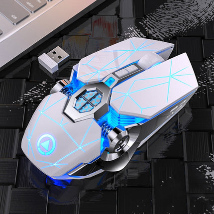 YINDIAO A7 2.4GHz 1600DPI 3-modes Adjustable 7-keys Rechargeable RGB Light Wireless Silent Gaming Mouse