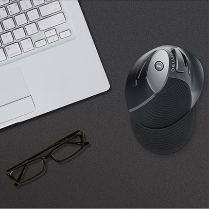 DELUX M618GX Wireless Ergonomic Vertical Mouse 1600DPI Optical Mouse, M618GX
