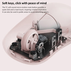 Original Xiaomi Dual-mode 1200DPI Ultra-thin Computer Mouse 3