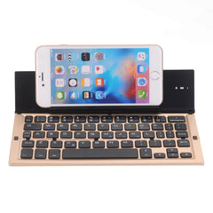 GK608 Ultra-thin Foldable Bluetooth V3.0 Keyboard, Built-in Holder, Support Android / iOS / Windows System, GK608 (Black), GK608 (Grey), GK608 (Gold)