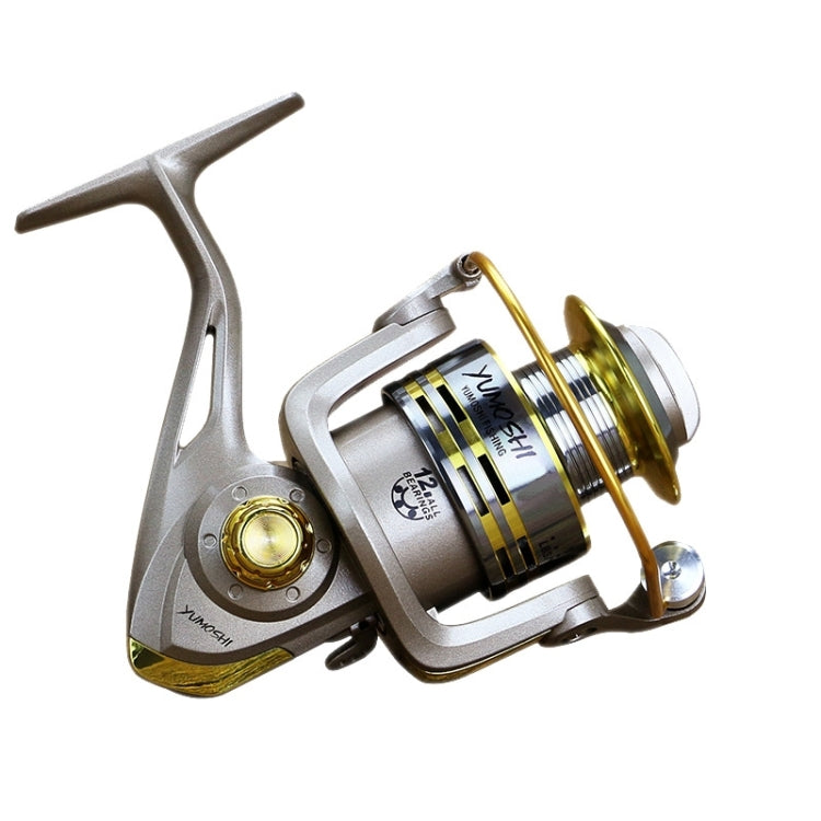 YUMOSHI Full Metal Ball Bearings Rocker Handle Wheel Seat Fishing Spinning Reel, GS1000, GS2000, GS3000, GS4000, GS5000, GS6000, GS7000