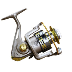 YUMOSHI Full Metal Ball Bearings Rocker Handle Wheel Seat Fishing Spinning Reel, GS1000, GS2000, GS3000, GS4000, GS5000, GS6000, GS7000