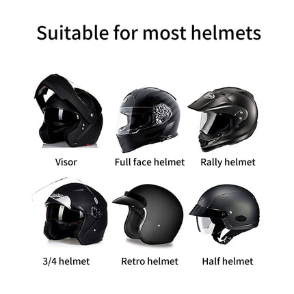 T6 Motorcycle Helmet Bluetooth V5.0 Headset, T6