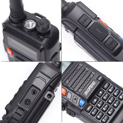 Walkie-talkie portátil Baofeng BF-UV5R Plus S9 FM, enchufe estadounidense, negro, enchufe estadounidense, rojo, enchufe estadounidense, plateado, enchufe estadounidense