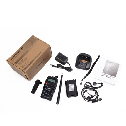 Walkie-talkie portátil Baofeng BF-UV5R Plus S9 FM, enchufe estadounidense, negro, enchufe estadounidense, rojo, enchufe estadounidense, plateado, enchufe estadounidense