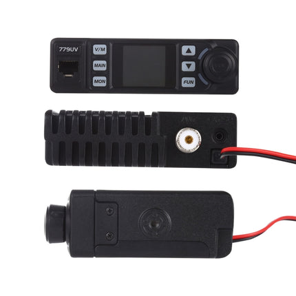 Radio móvil AnyTone AT-779UV VHF/UHF de banda dual, 200 canales, 25 W, FM, para automóvil