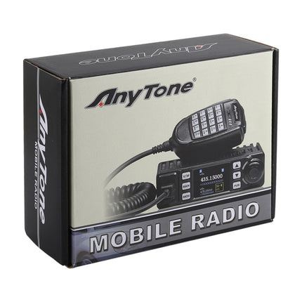 Radio móvil AnyTone AT-779UV VHF/UHF de banda dual, 200 canales, 25 W, FM, para automóvil