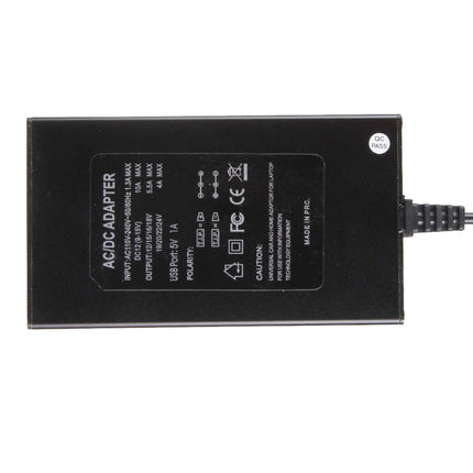 Laptop Notebook Power 100W Universal Charger with Car Charger & AC Power Adapter & 8 Power Adapters & 1 USB Port for Samsung, Sony, Asus, Acer, IBM, HP, DELL, UK Plug, UK Plug, AU Plug, EU Plug