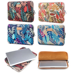 Lisen 14 inch Sleeve Case Colorful Leaves Zipper Briefcase Carrying Bag for Macbook, Samsung, Lenovo, Sony, DELL Alienware, CHUWI, ASUS, HP, 14 inch and Below Laptops, 14 inch