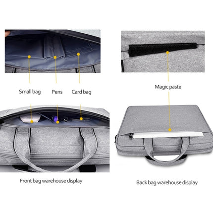 DJ06 Oxford Cloth Waterproof Wear-resistant Portable Expandable Laptop Bag for 13.3 inch Laptops, with Detachable Shoulder Strap, 13.3 inch