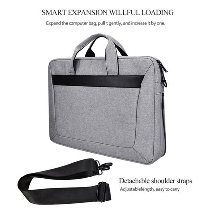 DJ06 Oxford Cloth Waterproof Wear-resistant Portable Expandable Laptop Bag for 13.3 inch Laptops, with Detachable Shoulder Strap, 13.3 inch
