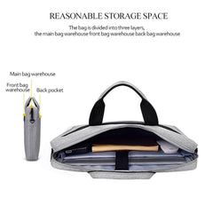 DJ06 Oxford Cloth Waterproof Wear-resistant Portable Expandable Laptop Bag for 13.3 inch Laptops, with Detachable Shoulder Strap, 13.3 inch