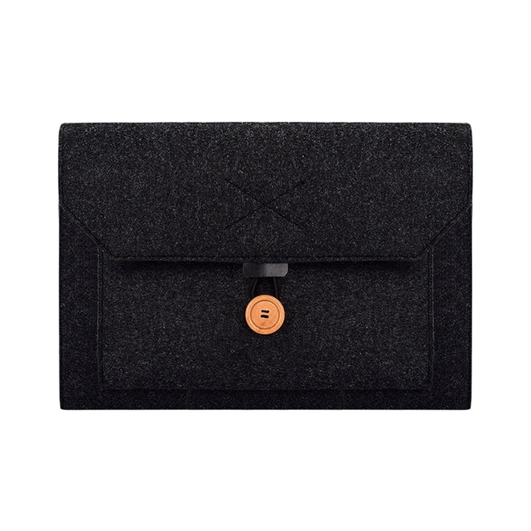 ND06 Multi-purpose Felt Button Laptop Inner Bag for 12.5 inch Laptop, 12.5 inch