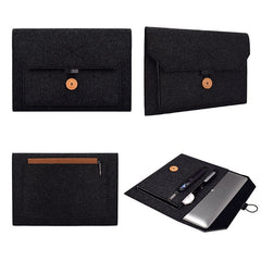 ND06 Multi-purpose Felt Button Laptop Inner Bag for 12.5 inch Laptop, 12.5 inch