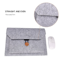 ND06 Multi-purpose Felt Button Laptop Inner Bag for 12.5 inch Laptop, 12.5 inch