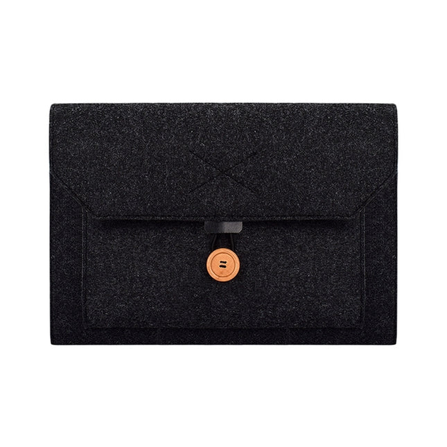 ND06 Multi-purpose Felt Button Laptop Inner Bag for 13.3 inch Laptop, 13.3 inch