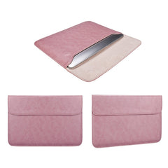 PU01S PU Leather Horizontal Invisible Magnetic Buckle Laptop Inner Bag for 14.1 inch laptops, with Small Bag