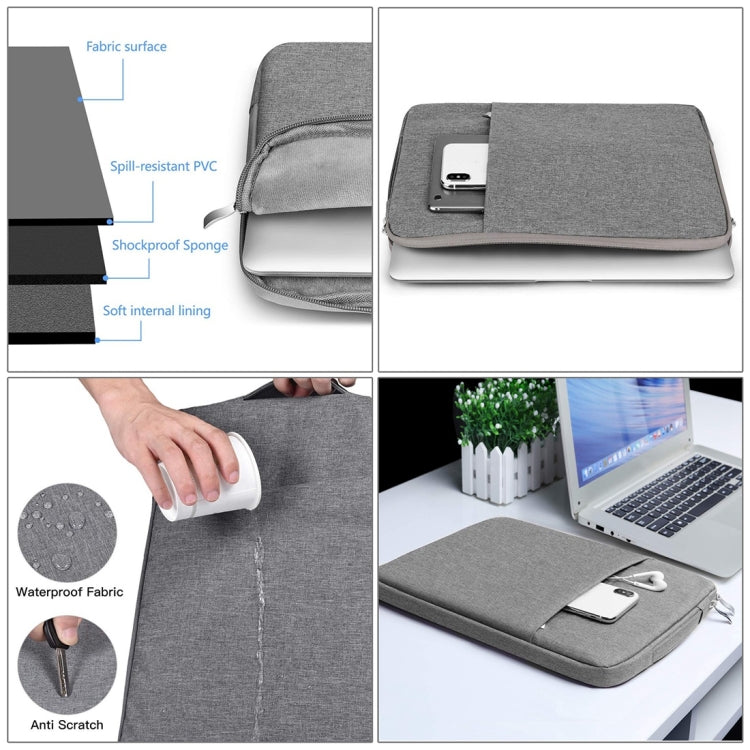 11.6 inch Universal Fashion Soft Laptop Denim Bags Portable Zipper Notebook Laptop Case Pouch for MacBook Air, Lenovo and other Laptops, Size: 32.2x21.8x2cm, 11.6 inch Purple, 11.6 inch Magenta, 11.6 inch Blue, 11.6 inch Grey, 11.6 inch Dark Blue������...