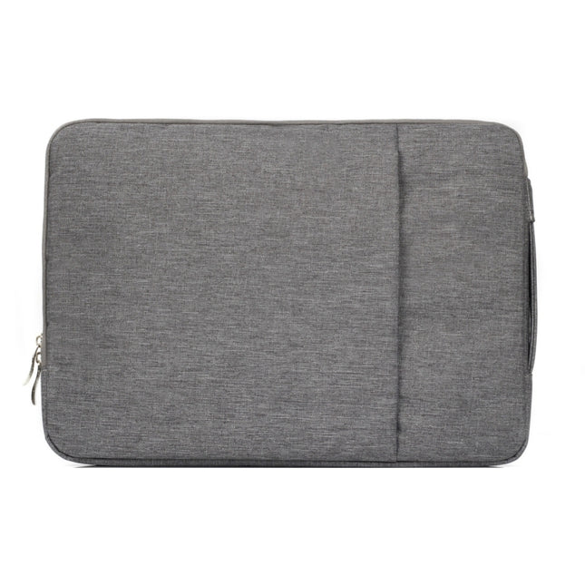 13.3 inch Universal Fashion Soft Laptop Denim Bags Portable Zipper Notebook Laptop Case Pouch for MacBook Air / Pro, Lenovo and other Laptops, Size: 35.5x26.5x2cm, 13.3 inch Grey, 13.3 inch Dark Blue, 13.3 inch Black