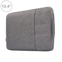 15.4 inch Universal Fashion Soft Laptop Denim Bags Portable Zipper Notebook Laptop Case Pouch for MacBook Air / Pro, Lenovo and other Laptops, Size: 39.2x28.5x2cm, 15.4 inch Purple, 15.4 inch Magenta, 15.4 inch Blue, 15.4 inch Grey, 15.4 inch Dark Blue