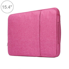 15.4 inch Universal Fashion Soft Laptop Denim Bags Portable Zipper Notebook Laptop Case Pouch for MacBook Air / Pro, Lenovo and other Laptops, Size: 39.2x28.5x2cm, 15.4 inch Purple, 15.4 inch Magenta, 15.4 inch Blue, 15.4 inch Grey, 15.4 inch Dark Blue