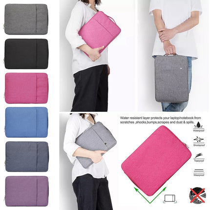 15.4 inch Universal Fashion Soft Laptop Denim Bags Portable Zipper Notebook Laptop Case Pouch for MacBook Air / Pro, Lenovo and other Laptops, Size: 39.2x28.5x2cm, 15.4 inch Purple, 15.4 inch Magenta, 15.4 inch Blue, 15.4 inch Grey, 15.4 inch Dark Blue...