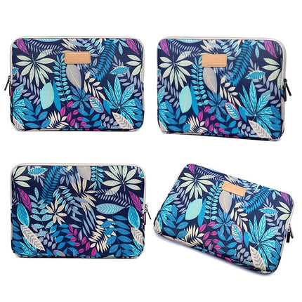 Lisen 9.8 inch Sleeve Case Colorful Leaves Zipper Briefcase Carrying Bag, 9.8 inch