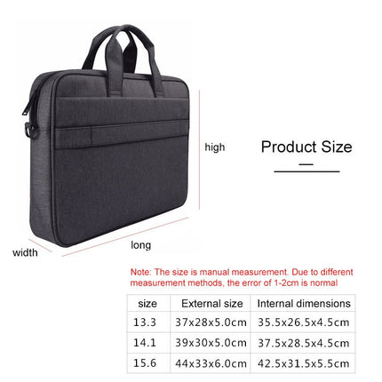 DJ03 Waterproof Anti-scratch Anti-theft One-shoulder Handbag for 13.3 inch Laptops, with Suitcase Belt, DJ03 13.3 inch Black, DJ03 13.3 inch Pink, DJ03 13.3 inch Navy Blue
