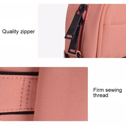 DJ03 Waterproof Anti-scratch Anti-theft One-shoulder Handbag for 14.1 inch Laptops, with Suitcase Belt, DJ03 14.1 inch Black, DJ03 14.1 inch Pink, DJ03 14.1 inch Navy Blue