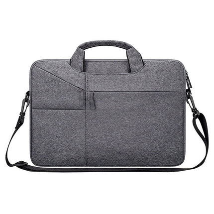 ST02S Waterproof Tear Resistance Hidden Portable Strap One-shoulder Handbag for 14.1 inch Laptops, with Suitcase Belt, ST02S 14.1 inch Black, ST02S 14.1 inch Dark Gray, ST02S 14.1 inch Pink, ST02S 14.1 inch Light Grey, ST02S 14.1 inch Navy Blue