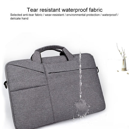 ST02S Waterproof Tear Resistance Hidden Portable Strap One-shoulder Handbag for 14.1 inch Laptops, with Suitcase Belt