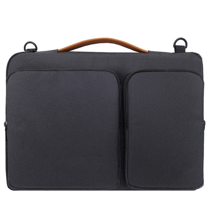 Nylon Waterproof Laptop Handbag Bag for 13-14 inch Laptops with Trunk Trolley Strap, 13-14 inch