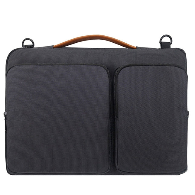 Nylon Waterproof Laptop Handbag Bag for 15-15.6 inch Laptops with Trunk Trolley Strap, 15-15.6 inch