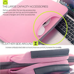 12 inch Portable Air Permeable Handheld Sleeve Bag for MacBook, Lenovo and other Laptops, Size:32x21x2cm, 12 inch Magenta, 12 inch Blue, 12 inch Grey, 12 inch Green, 12 inch Pink, 12 inch Black