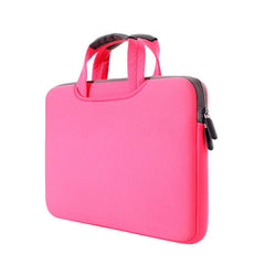 15.4 inch Portable Air Permeable Handheld Sleeve Bag for MacBook Air / Pro, Lenovo and other Laptops, Size: 38x27.5x3.5cm, 15.4 inch Magenta, 15.4 inch Blue, 15.4 inch Grey, 15.4 inch Green, 15.4 inch Pink, 15.4 inch Black