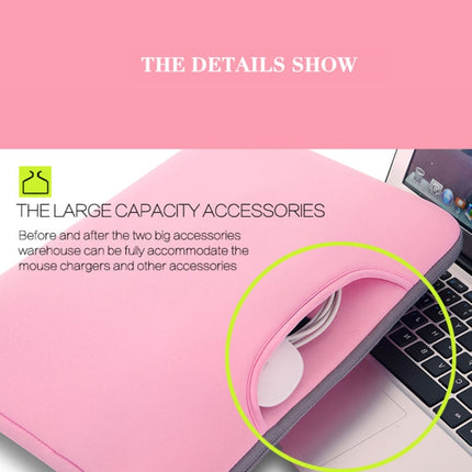 15.6 inch Portable Air Permeable Handheld Sleeve Bag for Laptops, Size: 41.5x30.0x3.5cm, 15.6 inch Magenta, 15.6 inch Black, 15.6 inch Pink, 15.6 inch Green, 15.6 inch Grey